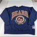 VTG 90s Nutmeg Mill NFL Chicago Bears Sweatshirt Extra Large Blue Faded Crewneck