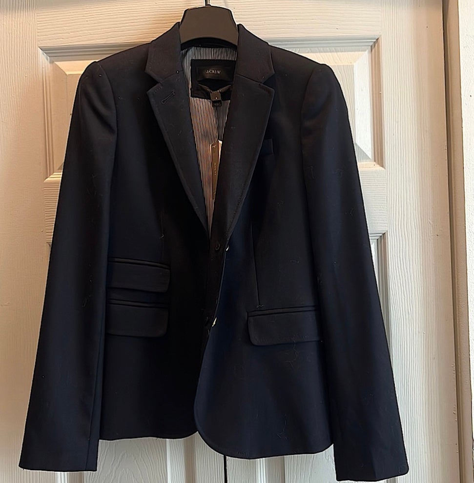 J.Crew Navy Schoolboy Blazer NWT