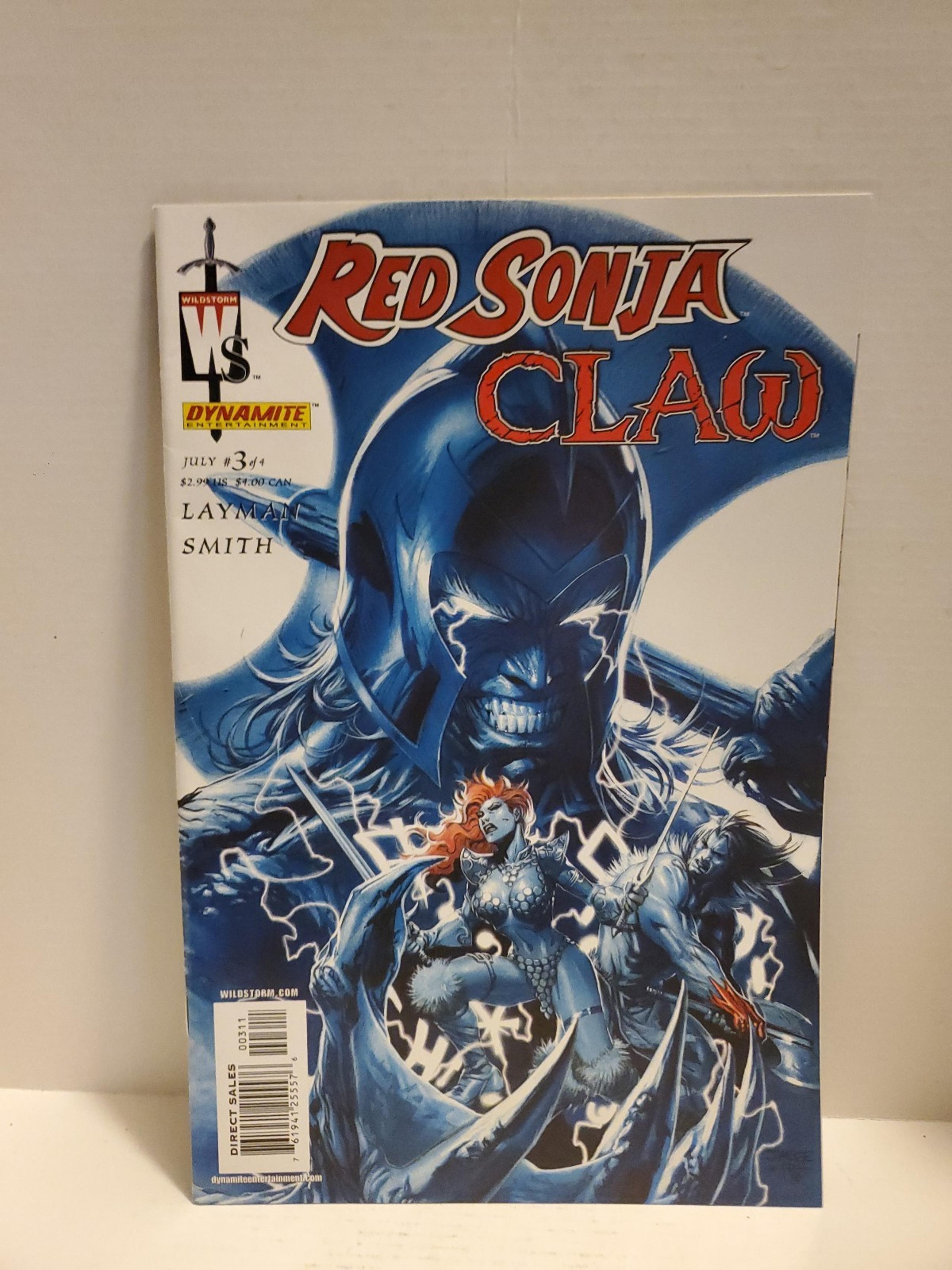 Red Sonja  Claw #3 2006 Jim Lee Cover Dynamite Entertainment Comic Book