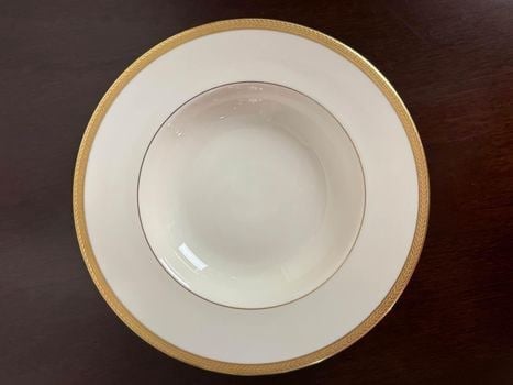 Vintage Old Ivory Gold Rimmed Dishware