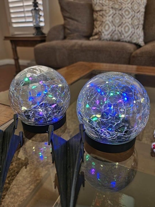 Solar Globe Lights Outdoor Waterproof-Solar Balls-Solar Garden Lights