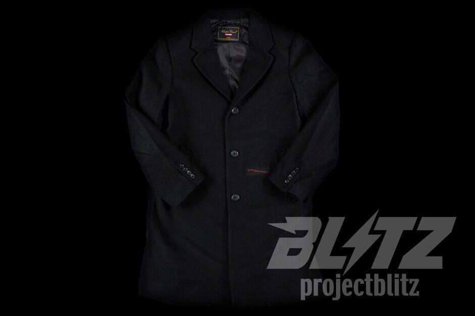 FW16 SUPREME UNDERCOVER WOOL OVERCOAT JACKET BLACK S