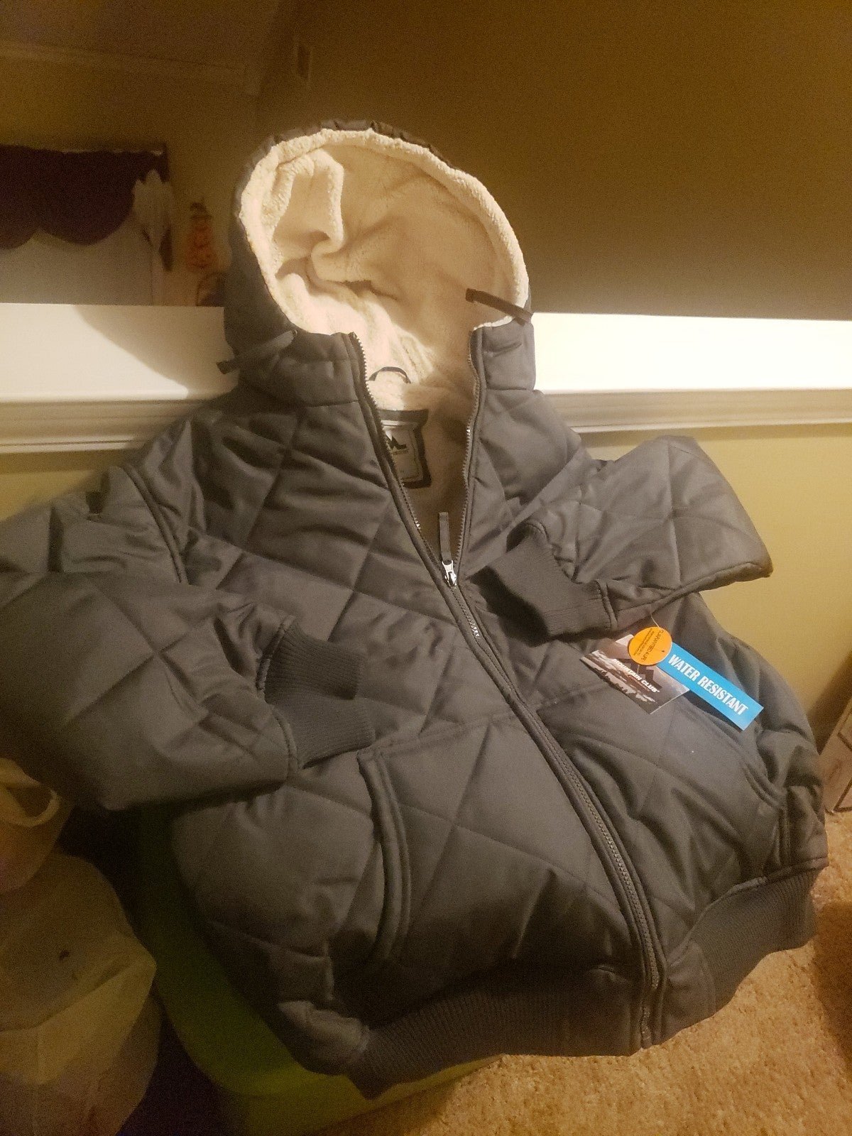 Winter coat with hood