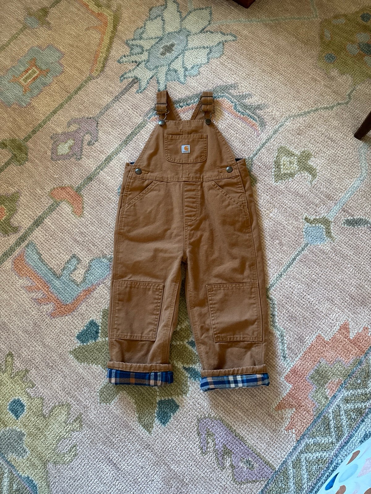 EUC Carhartt 3T Lined Bib Overalls