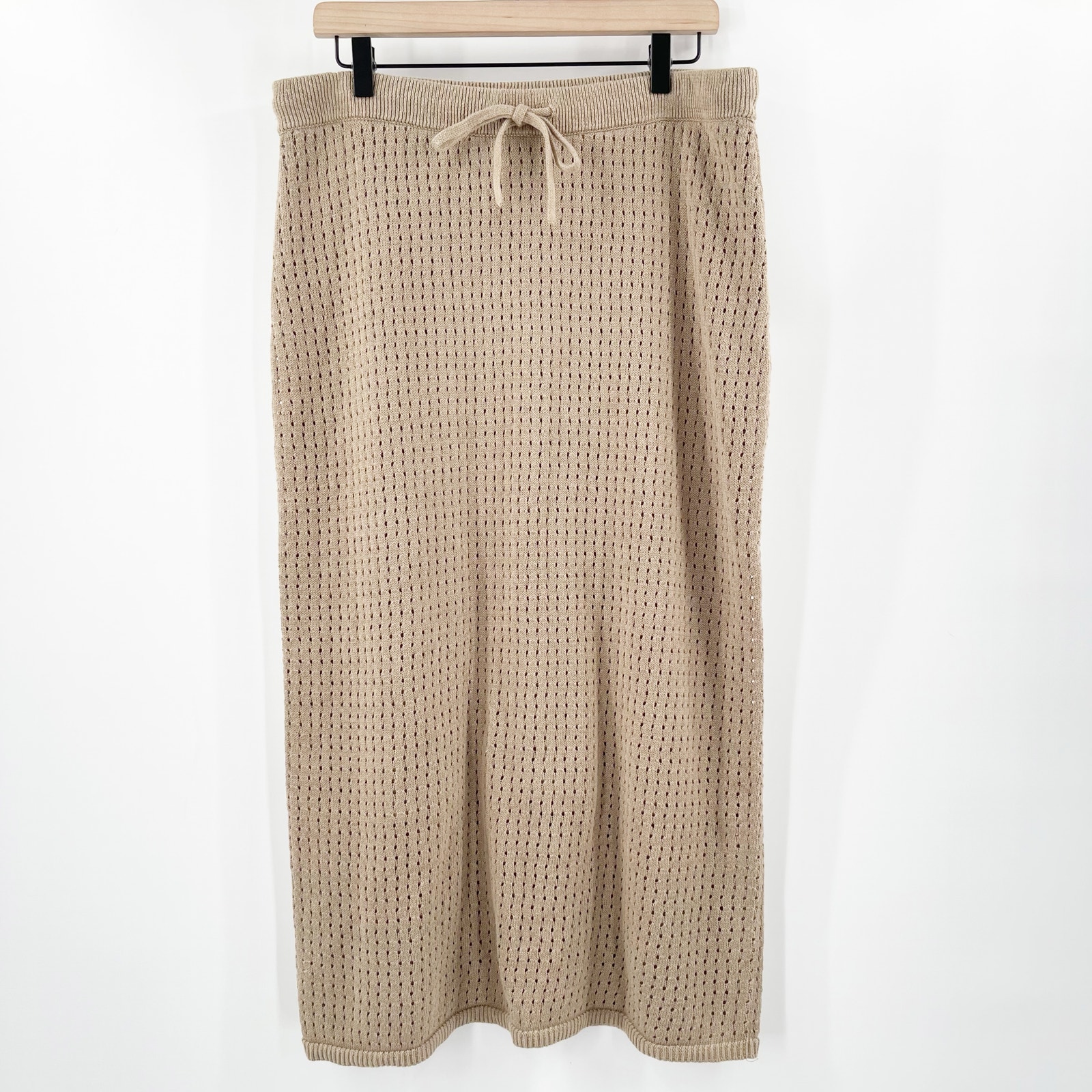 HAVEN WELL WITHIN Skirt Large Linen Organic Cotton Blend Minimalist Capsule Midi