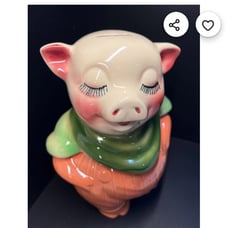 Smiley Pig by Shawnee Pottery