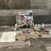 SWAN KNIGHT TOURNAMENT SET 3654 as shown Medieval castle Incomplete With Box