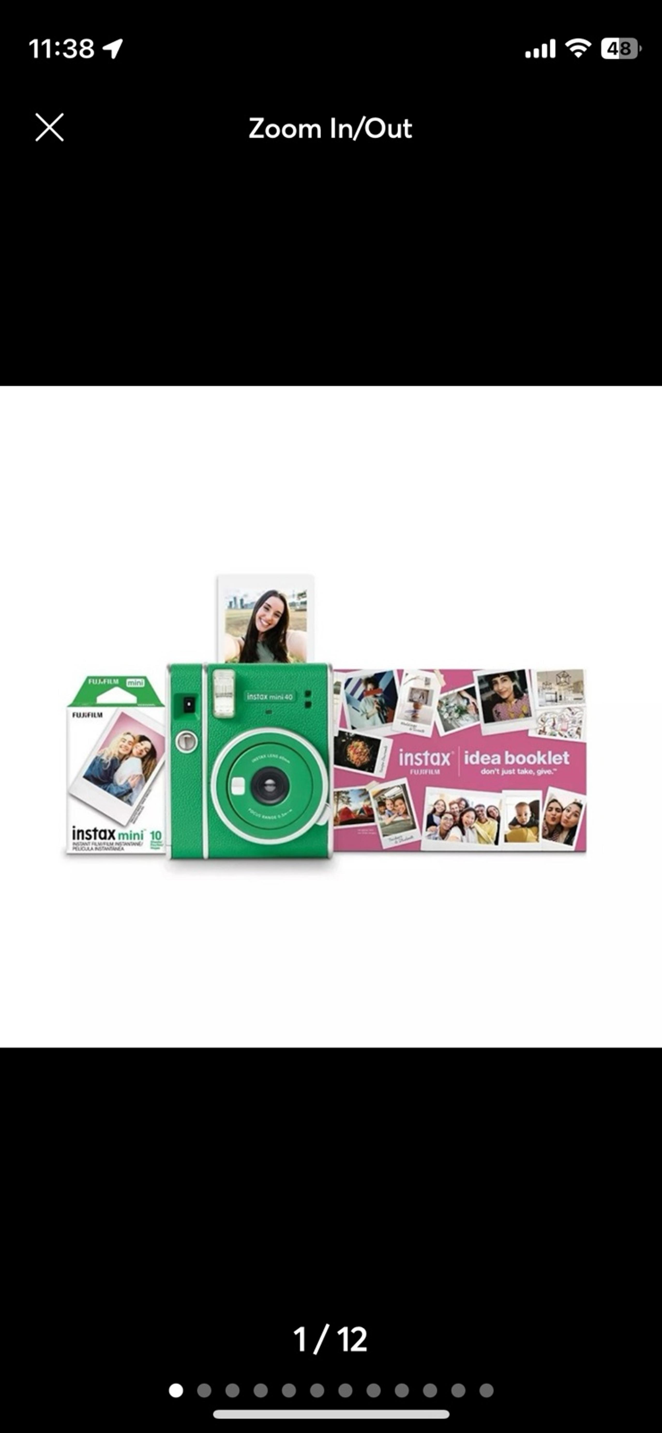 Fujifilm Instax Mini 40 bundle green with magnolia brand new