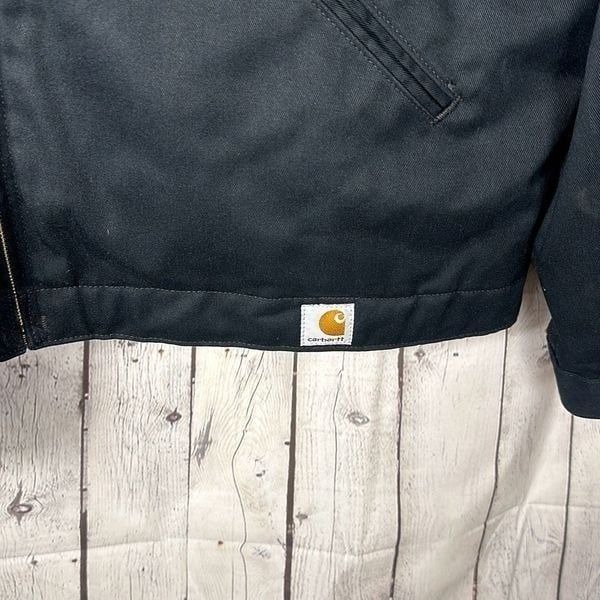 Carhartt J293 Quilted Insulated Twill Work Jacket Black