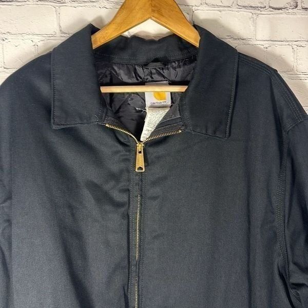 Carhartt J293 Quilted Insulated Twill Work Jacket Black