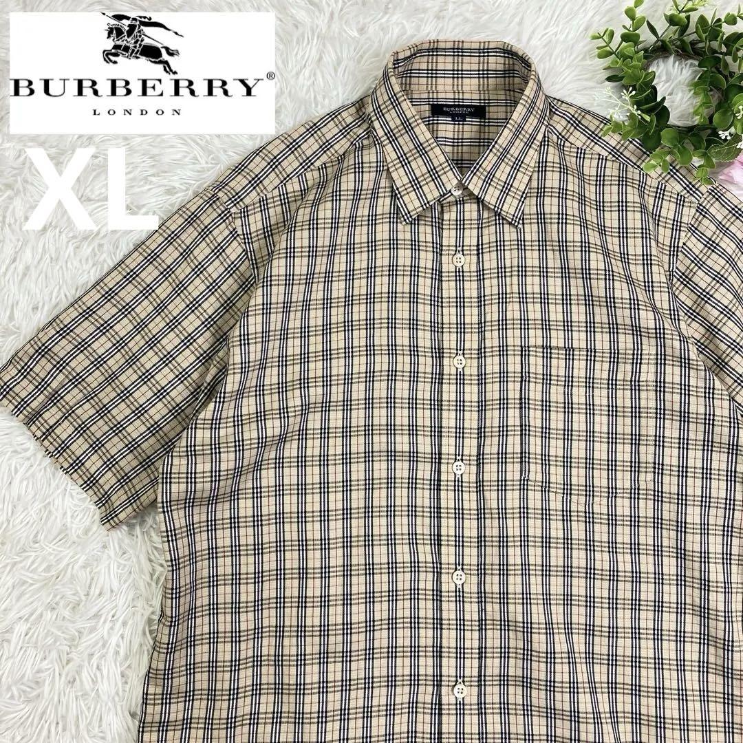 BURBERRY LONDON Burberry London Nova Check Short Sleeve Shirt XL