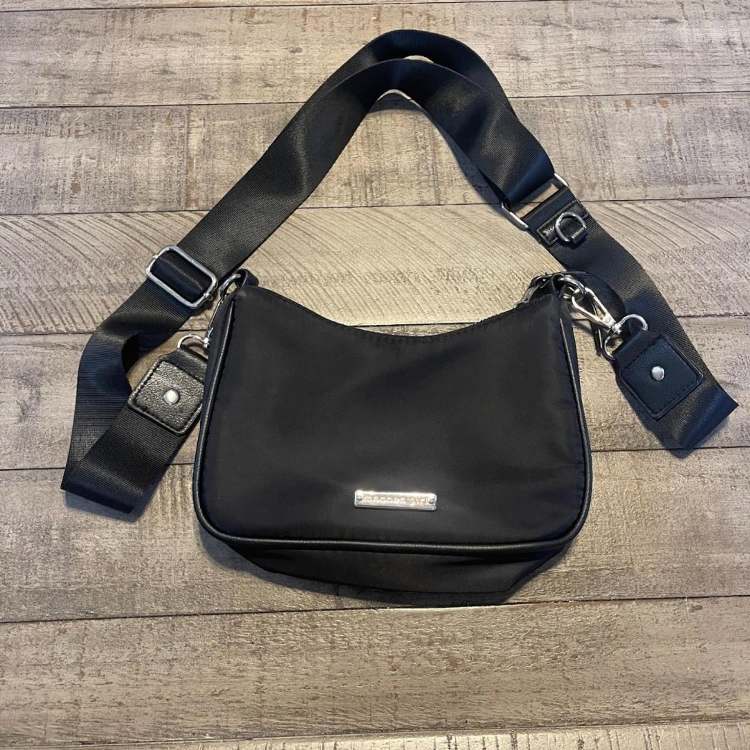 Madden Girl Black Shoulder Bag Chain Link Strap Purse