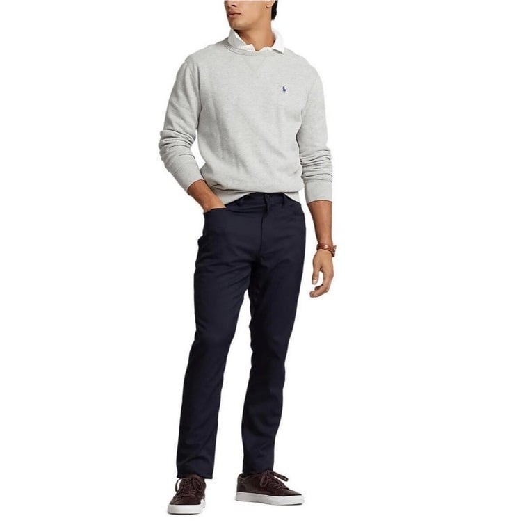 Polo Ralph Lauren Performance Classic Chino Stretch Golf Pants Navy Blue 36x30