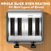 High-Efficiency Stainless Steel 4-Slice Toaster - Perfect for Busy Kitchens