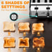 High-Efficiency Stainless Steel 4-Slice Toaster - Perfect for Busy Kitchens