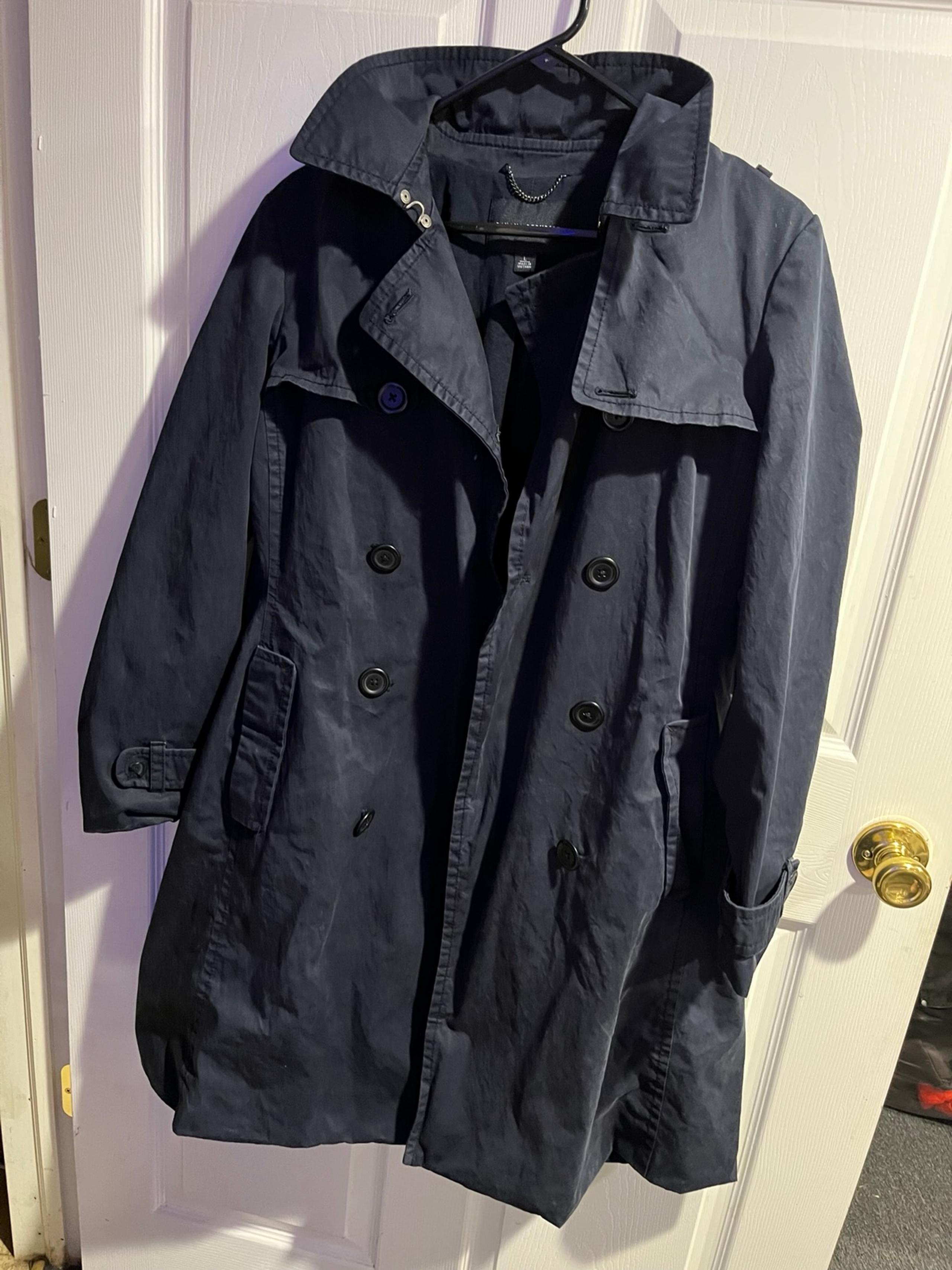 Banana Republic blue trench coat size large