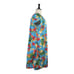 Puanani RJC Hawaiian Vintage Dress Tulip Sleeve Tropical Floral Women Size Large