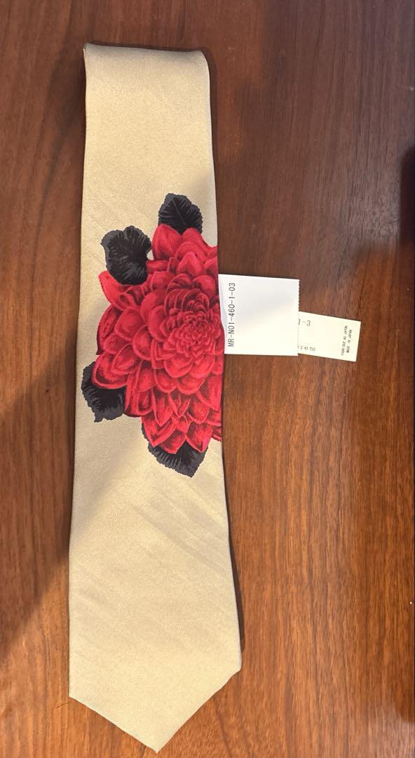 激安の FLOWER PRINT TIE DAHLIA Ys for men 小物