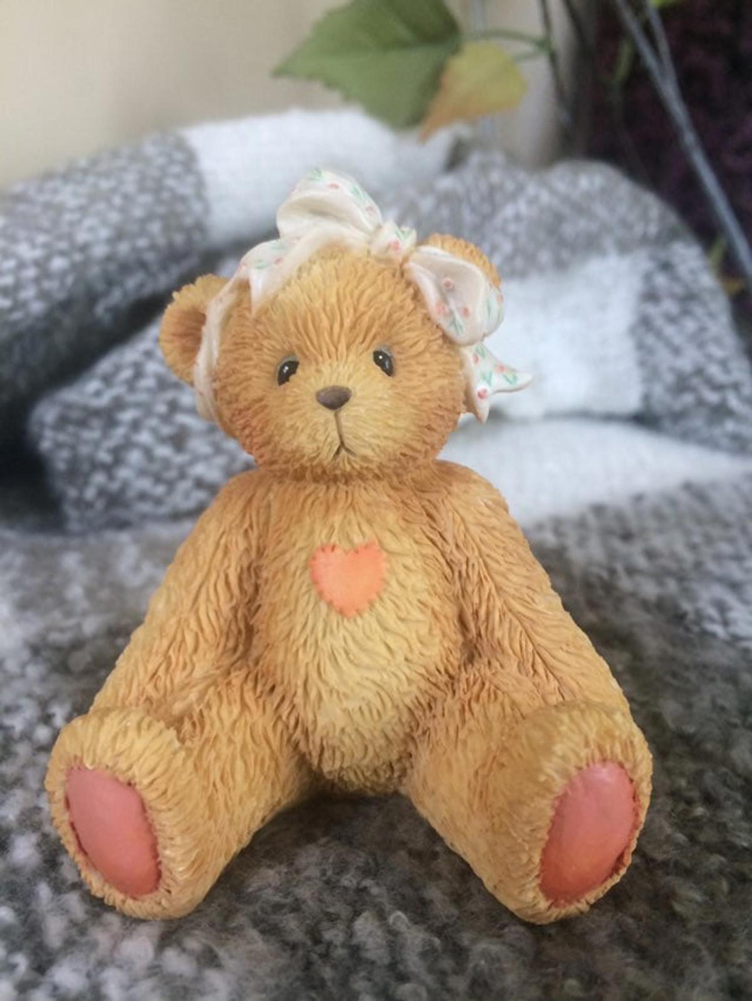 Sara Love Ya Bear Figurine Doll Collectible - Enesco