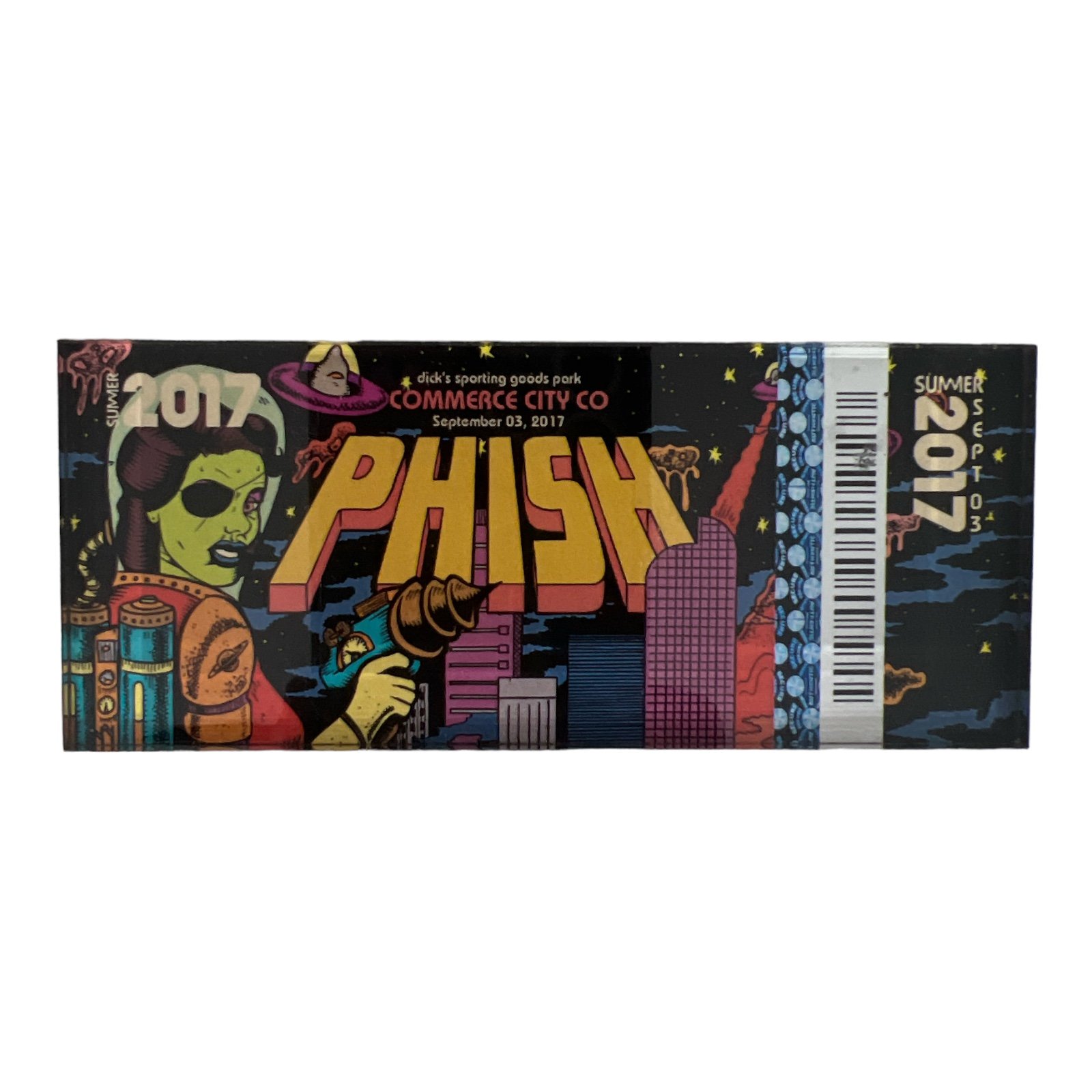 PHISH summer 2017 tour magnet