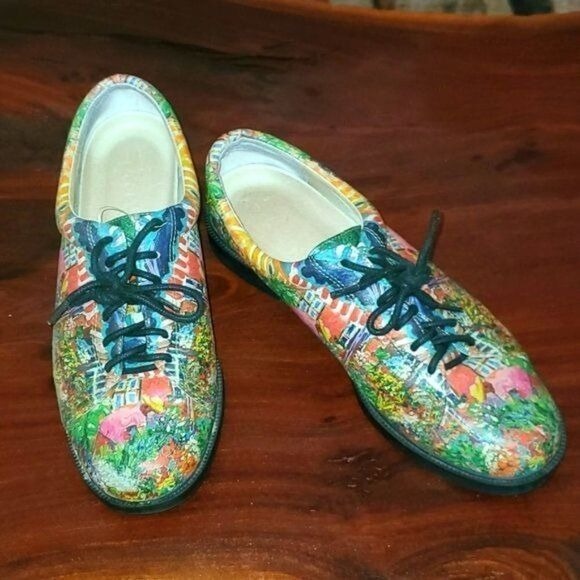Icon T. Mathis Tie Garden Views Oxfords Sz 7 Shoes