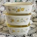 Set 3 Vintage Corningware “Floral Bouquet” Casserole Dishes With Lids