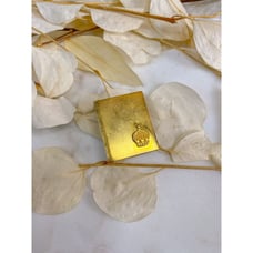 Antique Solid Brass Matchbook Cover with Cover