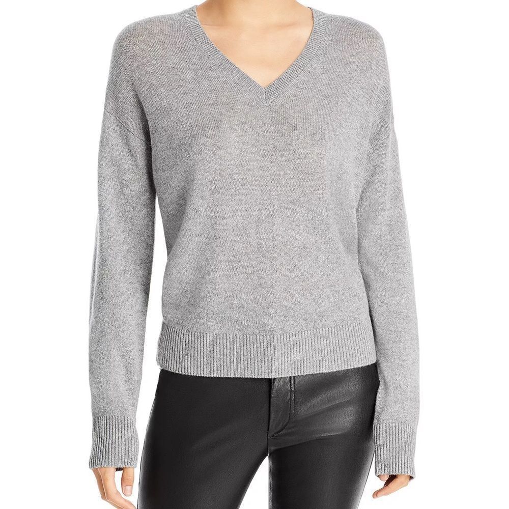 Theory V Neck Cashmere Sweater