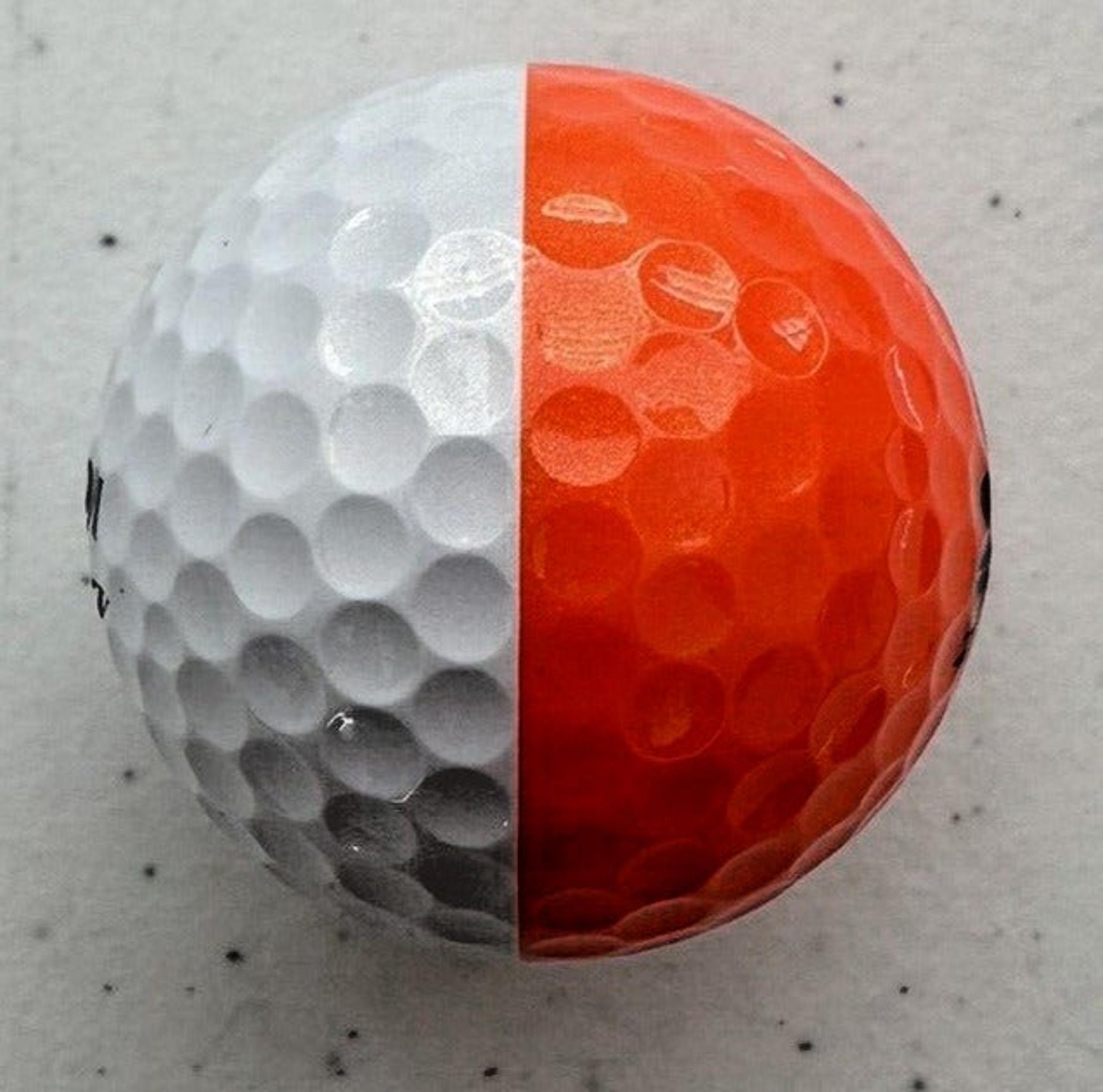NEW! Srixon Z Star XV Tour Divide Golf Ball (1) - Orange & White - 1 Ball - HTF!