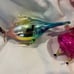 Set of 5 Beautiful Blown Glass German? Christmas Ornaments
