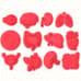 HUMAN ORGANS COOKIE CUTTERS SET 18308