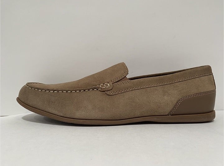 Rockport Malcom Venetian Men's Tan Suede Slip-On -- Size 12M