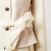 Elevenses Ivory Parisian Colette Wool Trench Peacoat - Anthropologie