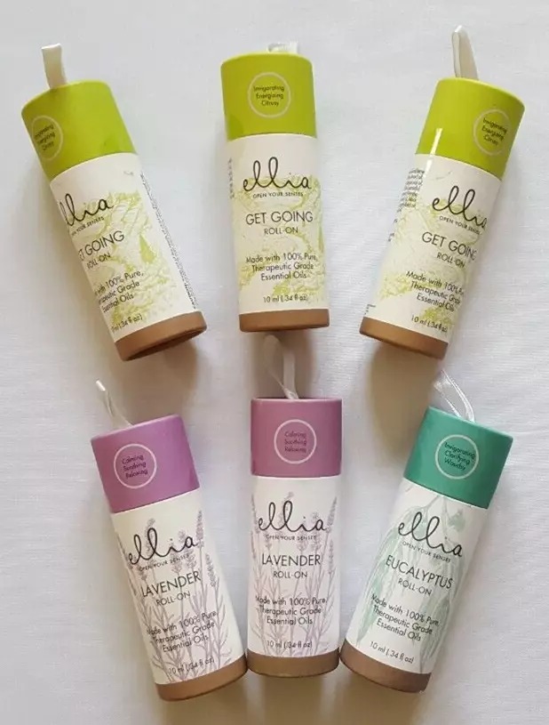 Ellia Open Your Senses Essential Oil Blend Roll-On (LOT OF 6)