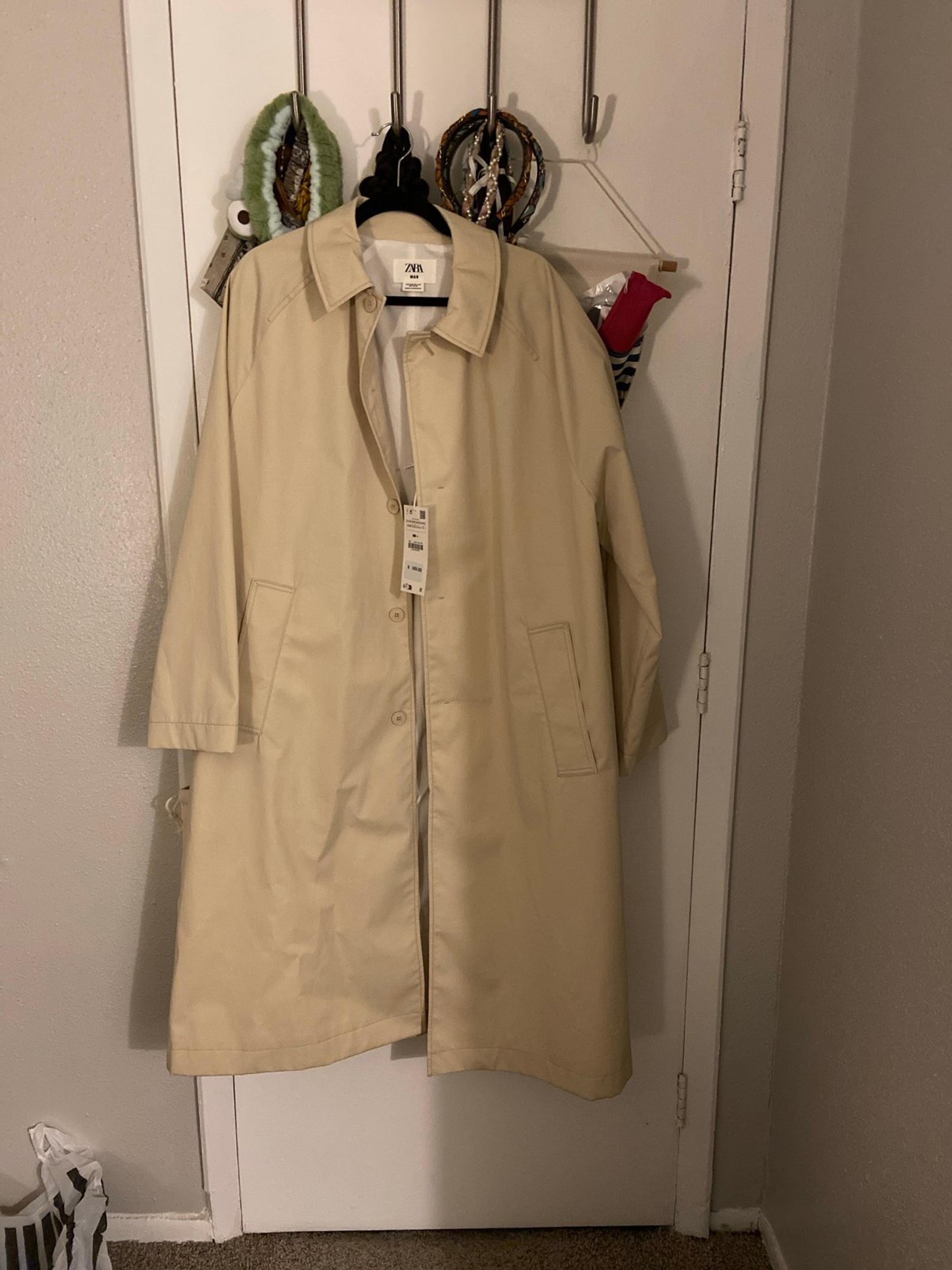 ZARA men trench coat