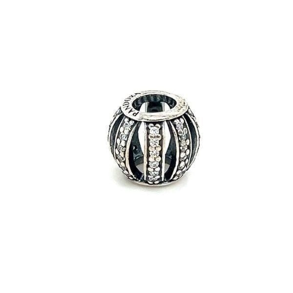Pandora Pave Cz Polish Lines Charm