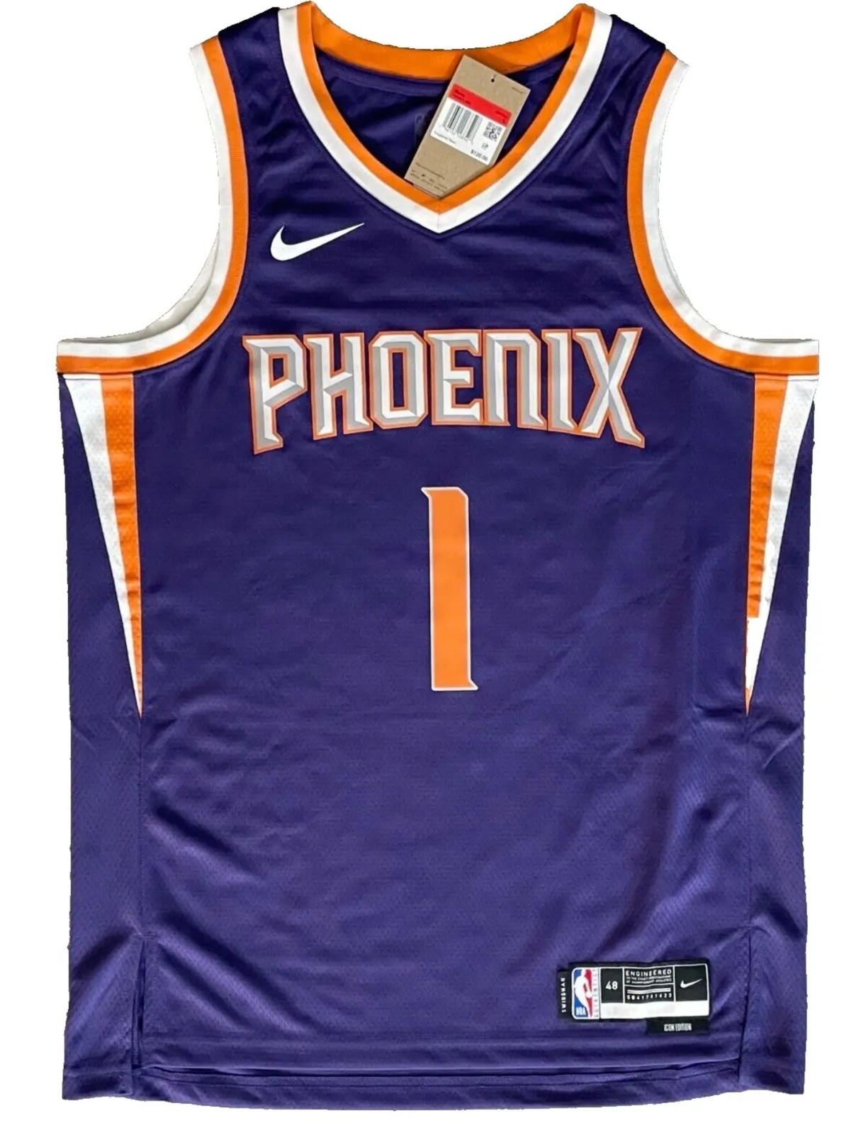 Nike Devin Booker Phoenix Suns Icon Edition Swingman Jersey Sz L/48