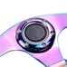 JDM Universal 6-Hole 326mm Vip Purple Crystal Bubble Neo Spoke Steering Wheel