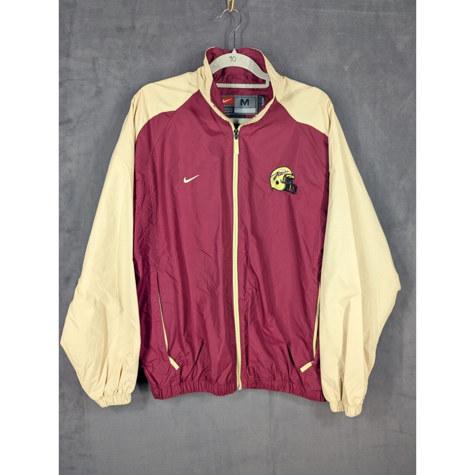 Florida State Seminoles Jacket Adult Medium Nike Full Zip Football Vintage