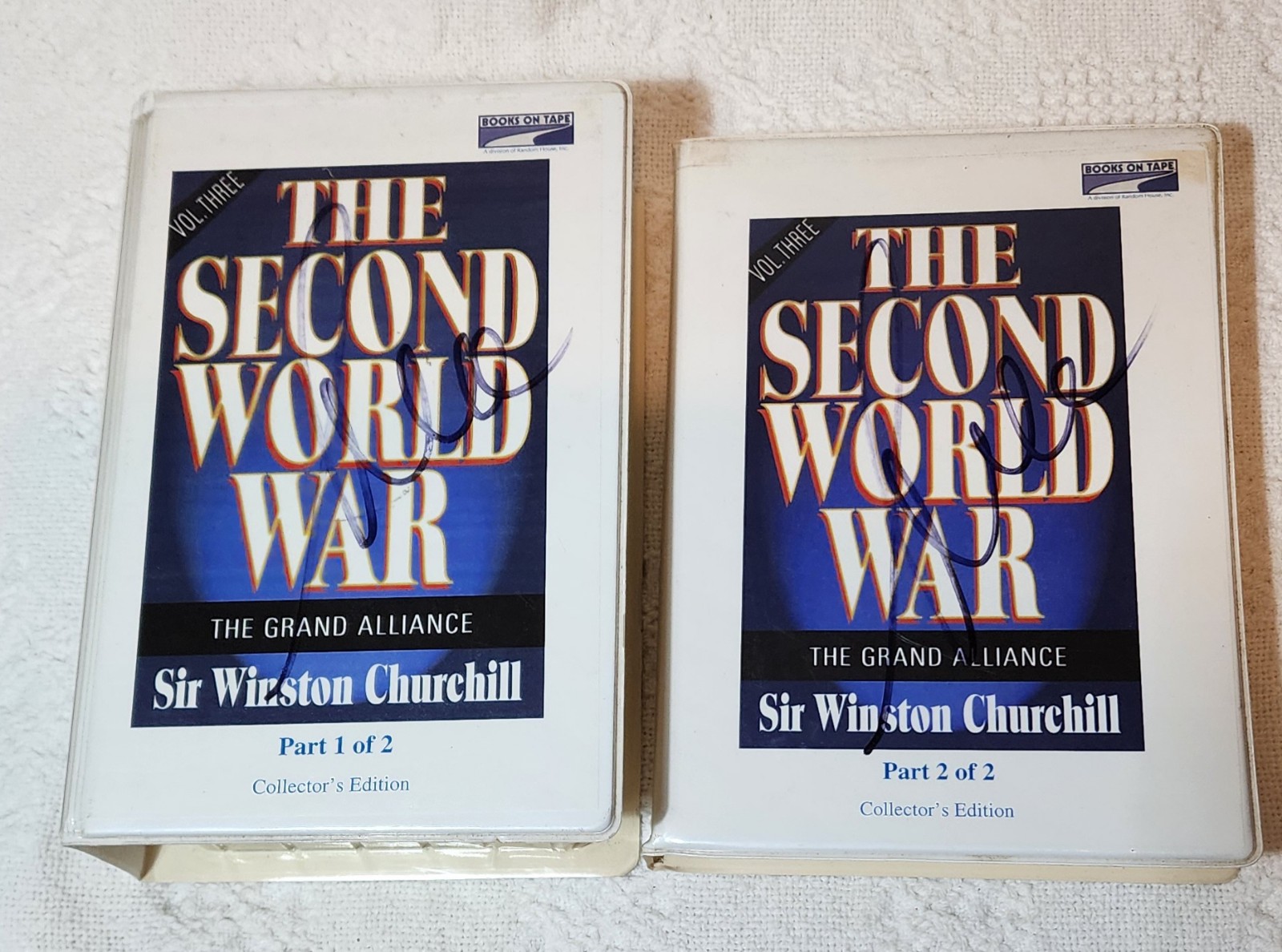 BOOKS ON TAPE. THE SECOND WORLD WAR, SIR WINSTON CHURCHILL, VOL.THREE. AudioBook