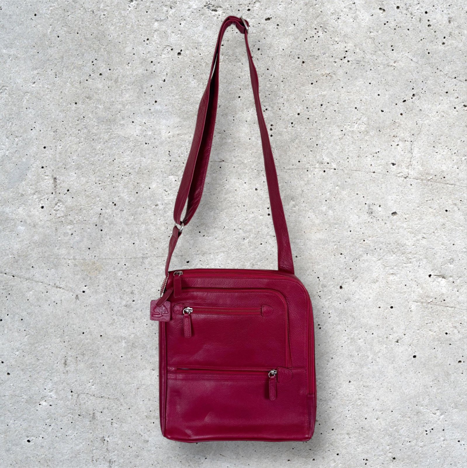 Levenger Leather Crossbody Organizer