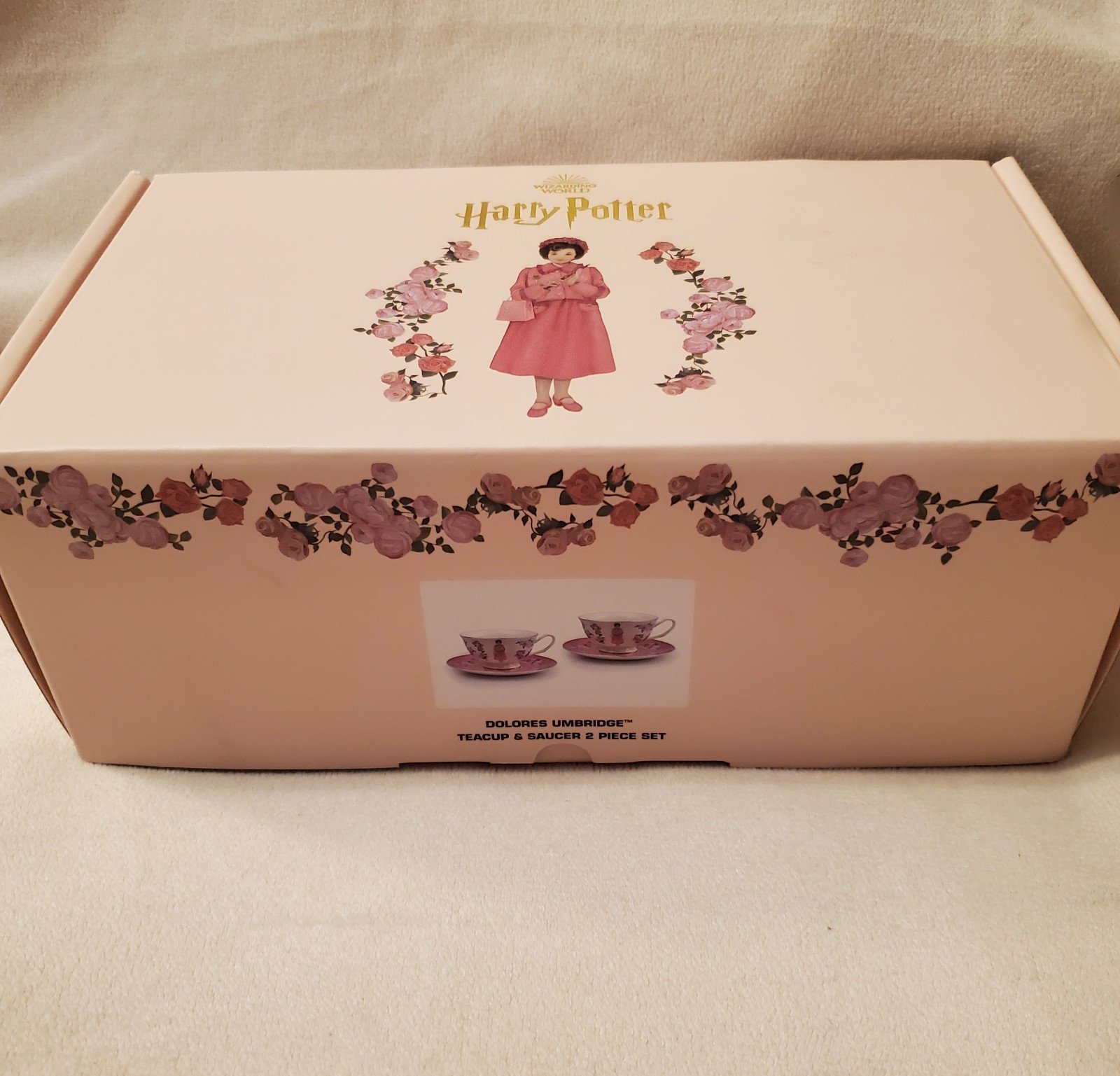 Harry Potter Dolores Umbridge teacup & saucer 2 piece set
