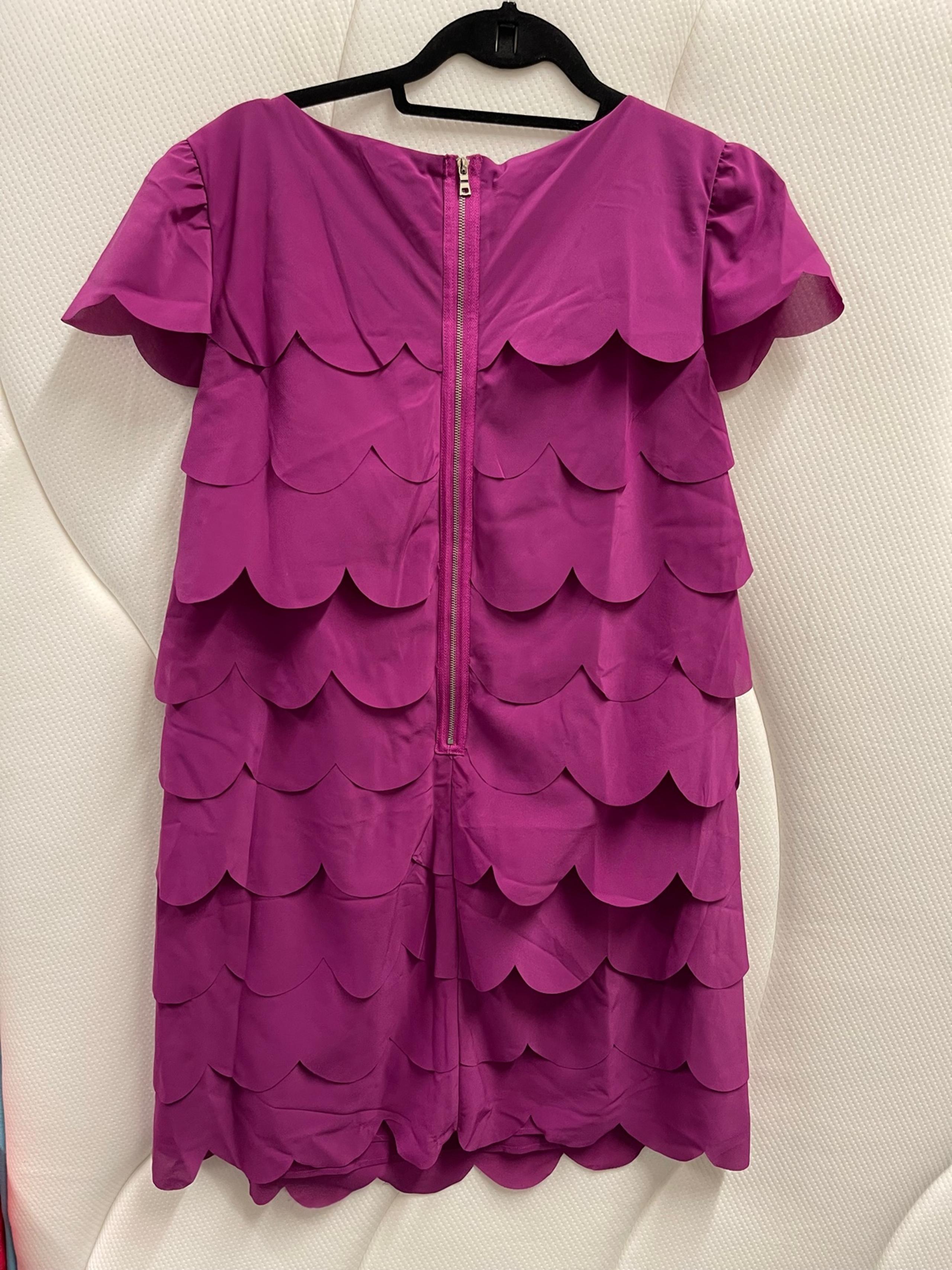 Purple shift dress
