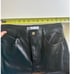 Zara Women’s Faux Black Leather 5 pocket Straight Leg Pants US Size 4