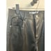 Zara Women’s Faux Black Leather 5 pocket Straight Leg Pants US Size 4