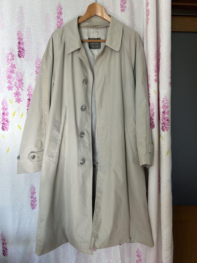 Beige Trench Coat with Back Slit