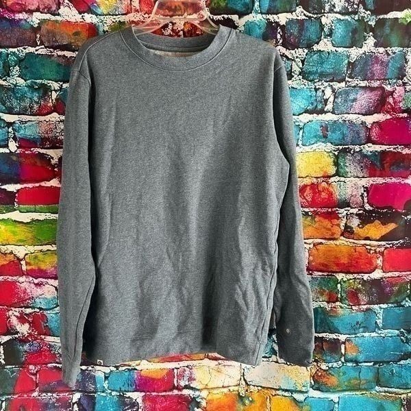 Conscious Step Organic Crew Neck Sweatshirt Unisex Blue Embroidered Sunshine Log