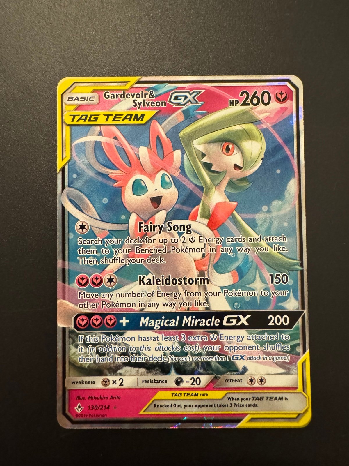 Pokemon Gardevoir & Sylveon GX Tag Team 130/214