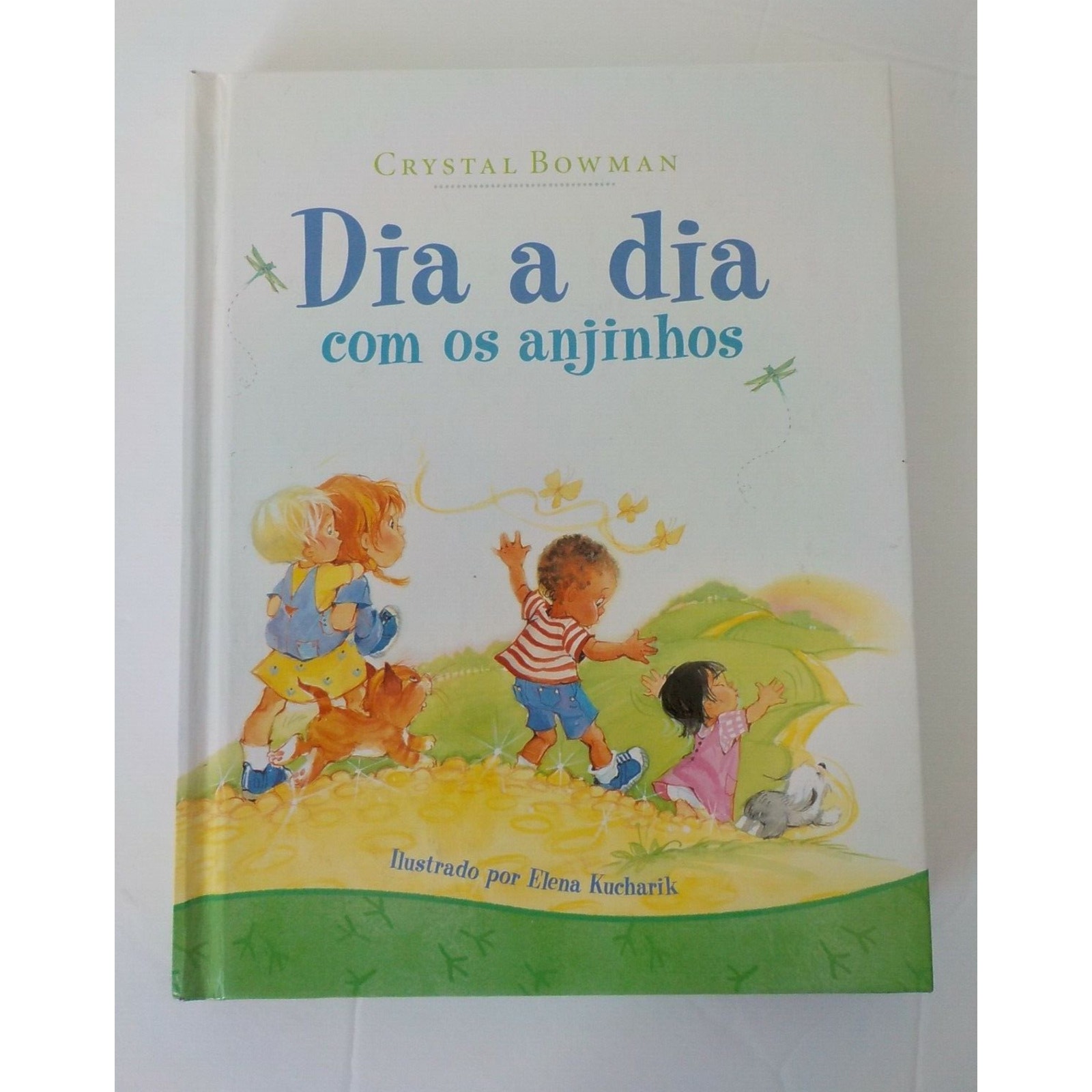 Dia a Dia Com os Anjinhos Crystal Bowman Illustrated Christian Kid Book Portugue