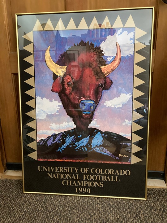 University of Colorado National Football Champions vintage CU Buffaloes Buffs CO